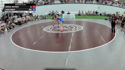 125 lbs Abigail Meyrer, Iowa vs Lacie Knick, Ohio Gray