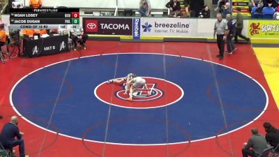 103 lbs Consi Of 16 #2 - Noah Losey, Bishop McCort vs Jacob Dugan, Philipsburg-Osceola