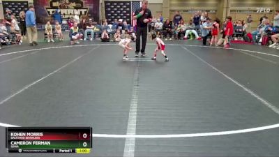 36 lbs Round 1 - Cameron Ferman, SDWA vs Kohen Morris, Backyard Brawlers