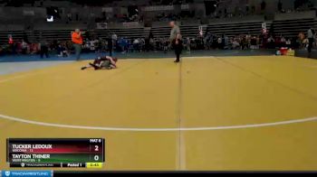 65 lbs Placement (4 Team) - Tayton Thiner, Worthington vs Tucker Ledoux, Waconia