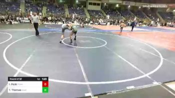 132 lbs Round Of 32 - Tommy Thomas, Bear Cave vs Idren Peak, Team Montana