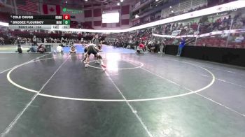 138 lbs Cons. Round 5 - Brodee Flournoy, Mountain View vs Cole Chugg, Rocky Mountain