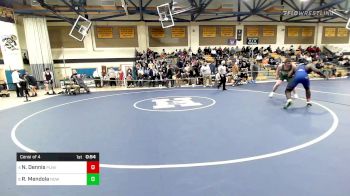 220 lbs Consi Of 4 - Nicholas Dennis, Plainville vs Ryan Mendola, Notre Dame-West Haven