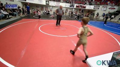 55 lbs Rr Rnd 4 - Gunner Fixin, Hulbert vs Rylin Shelly, Salina Wrestling Club