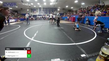 46 lbs Rr Rnd 4 - Wyatt Adkisson, Division Bell Wrestling vs Ty Rodriguez, Noble Takedown Club