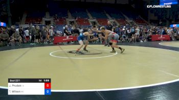 160 lbs Cons 8 #1 - Jake Prudek, California vs Trevor Wilson, Missouri