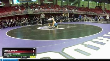 138 lbs Round 1 (6 Team) - Jameal Agnew, Manhattan HS vs Brayden Canoyer, Waverly