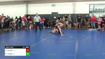 190 lbs Semifinal - Caleb Forbes, UNATTACHED vs Keidon Linden, Woodland Wrestling