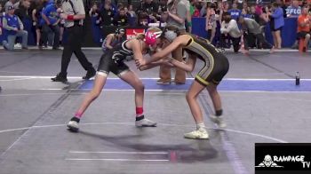 75 lbs Champ. Round 1 - Lillyann White, C4 vs Addyson Harding, Hays Wrestling Club