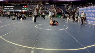 3A 138 lbs Cons. Semi - Austin Laws, Fred T. Foard High School vs Dylan Shirley, West Carteret High School