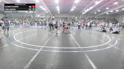 119 lbs Rr Rnd 1 - Oliver Faurote, Indiana Outlaws Silver vs Cael Martin, Estebuilt WC