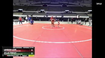 National 3-5 64 5th Place Match - Jameson Lohr, Williamsburg Wrestling Club vs Dylan Fridley, Powhatan Youth Wrestling Club