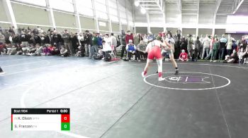 215 lbs Cons. Round 6 - Kyler Olson, Spanish Fork vs Sean Franzen, Fruita Monument