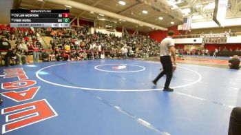 128 lbs Champ. Round 2 - Dylan Morton, Redwood vs Finn Hura, Miramonte