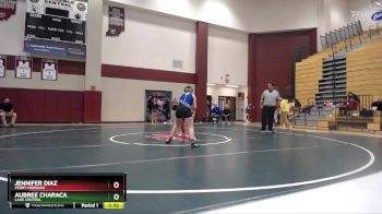 135 lbs Consolation Bracket - Aubree Characa, Lake Central vs Jennifer Diaz, Perry Meridian