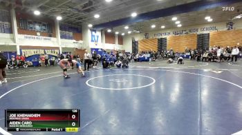 126 lbs Cons. Round 3 - Aiden Caro, Rancho Bernardo vs Joe Khemakhem, Redondo Union