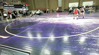 126D Quarterfinal - Patrick Hickey, St. Pius X (Kansas City) vs Emmit Degase, Ozark