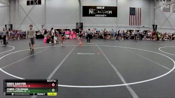 120 lbs Round 7 (8 Team) - Seth Milligan, Full Circle vs Jaeden Brandon, Clinic Wrestling