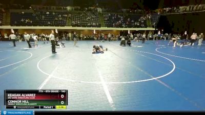 140 lbs Semifinal - Connor Hill, Sebolt Wrestling Academy vs Keagan Alvarez, Big Game Wrestling Club