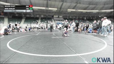 40 lbs Semifinal - Wilson Ryatt, Keystone Kids Wrestling Club vs Zeke Dunlop, TTWC Cream