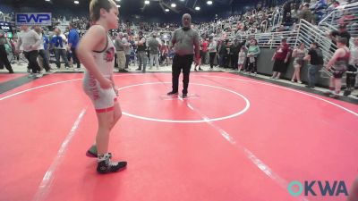 100 lbs Round Of 16 - Connor Richardson, Barnsdall Youth Wrestling vs Preston Plunk, Coweta Tiger Wrestling