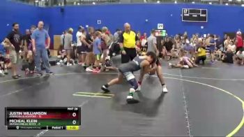 95 lbs Round 3 (6 Team) - Justin Williamson, American Gladiators vs Micheal Klein, Untouchables White