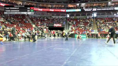 1A-190 lbs Cons. Round 4 - Dax Youngblut, Jesup vs Gabe Anderson, Hinton