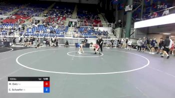 106 lbs Cons 32 #1 - Michael Daly, New Jersey vs Caleb Schaefer, Indiana