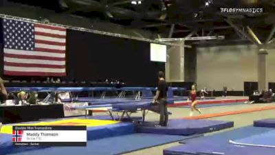 Maddy Thomson - Double Mini Trampoline, So Cal TTC - 2021 USA Gymnastics Championships