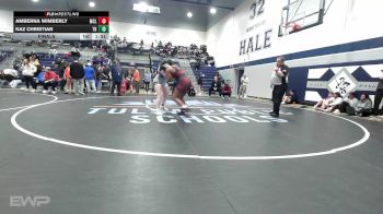 170 lbs Final - Amberna Wimberly, McLain vs Kaz Christian, Tulsa Hale