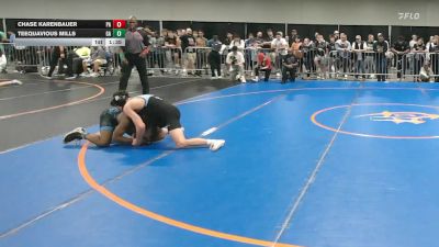 113 lbs Consi Of 16 #2 - Chase Karenbauer, PA vs Teequavious Mills, GA
