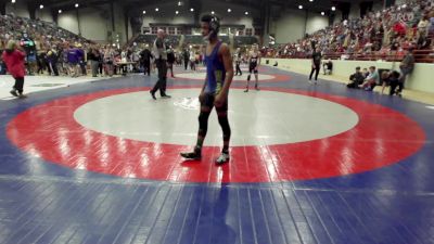 110 lbs Quarterfinal - Joseph Bazan, Teknique Wrestling vs Isaiah McSwain, South Forsyth WAR Wrestling Club