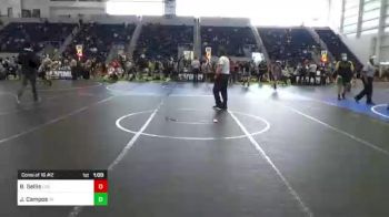 113 lbs Consi Of 16 #2 - Benjamin Gellis, Los Alamos vs Jesus Campos, Team Aggression