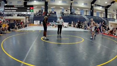 157 lbs 1st & 3rd (16 Team) - Dallas Russell, Jefferson vs Chance Grier, Troup