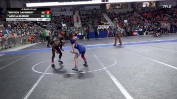 60 lbs Semifinal - Bri?eon Daugherty, RSA Red Storm vs Amylia Gilmore, Norton Wrestling Club