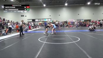 145 lbs Quarterfinal - Lily Pendergrass, Ark City vs Jadyn Clouse, Trailblazer