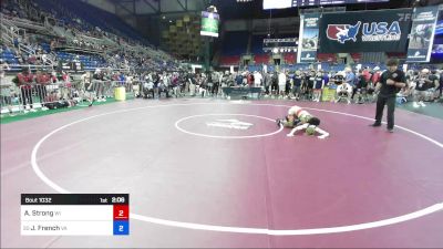 106 lbs Rnd Of 64 - Anthony Strong, WI vs Jonathan French, VA