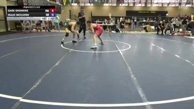 126 lbs Champ. Round 2 - Gabe Showers, Powerhouse Wrestling Club vs Isaac McCleish, Immortal Athletics WC