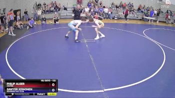 132 lbs Champ. Round 1 - Philip Alger, Crater vs Sawyer Keinonen, Newberg Mat Club