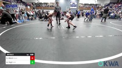 90 lbs Rr Rnd 2 - Sawyer Ward, Red Ryder Wrestling Club vs Abel Vigil, Team Nomad