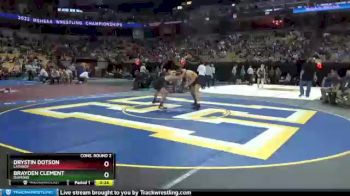 152 lbs Cons. Round 2 - Drystin Dotson, Lathrop vs Brayden Clement, Diamond