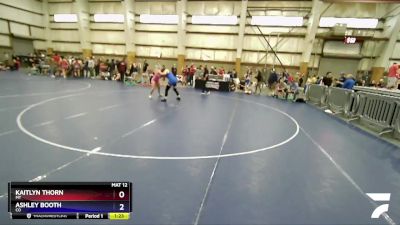 144 lbs 3rd Place Match - Kaitlyn Thorn, MT vs Ashley Booth, CO