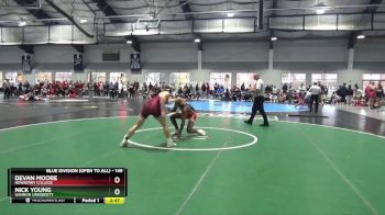 149 lbs Quarterfinal - Devan Moore, Newberry College vs Nick Young, Gannon University