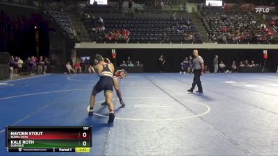 157 lbs Cons. Round 4 - Kale Roth, Dubuque vs Hayden Stout, Buena Vista