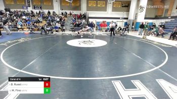 113 lbs Consi Of 4 - Brody Ruest, Waterford vs Miles Fine, Weston