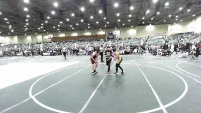 122 lbs Rr Rnd 4 - Jio Rodriguez, Nor Cal's Finest Wr Ac vs Jasmine Weaver, Argonaut Jr Mustangs