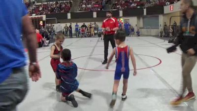 40 lbs Cons. Round 5 - Nathan Jennings, Buzzsaw vs Jayce Lafosse, Kalispell Wrestling Club