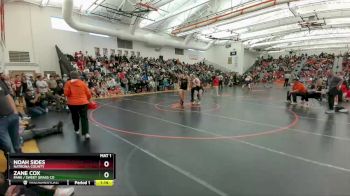 195B Round 3 - Zane Cox, Park / Sweet Grass Co vs Noah Sides, Natrona County