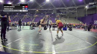 207 lbs Quarters & 1st Wb (16 Team) - Jayleen Sekona, Colorado Mesa University vs Tristan Kelly, McKendree University