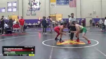 182 lbs Cons. Round 2 - Philopater Iskandar, Ravenwood vs Aiden Caron, Friendship Christian